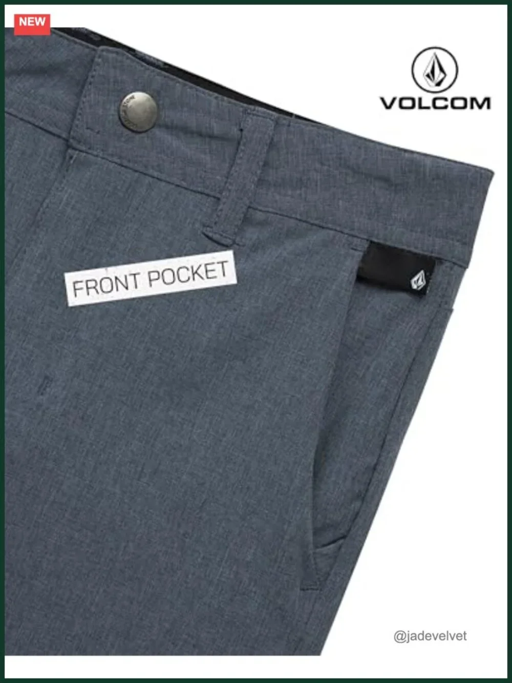 Boys Twill Chino Shorts with Stretch - Flat Front Pull On - School Uniform